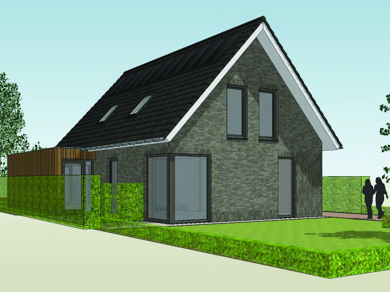 1e paal eerste woning kavel 6 van plan Geerken te Westervoort - Image 1