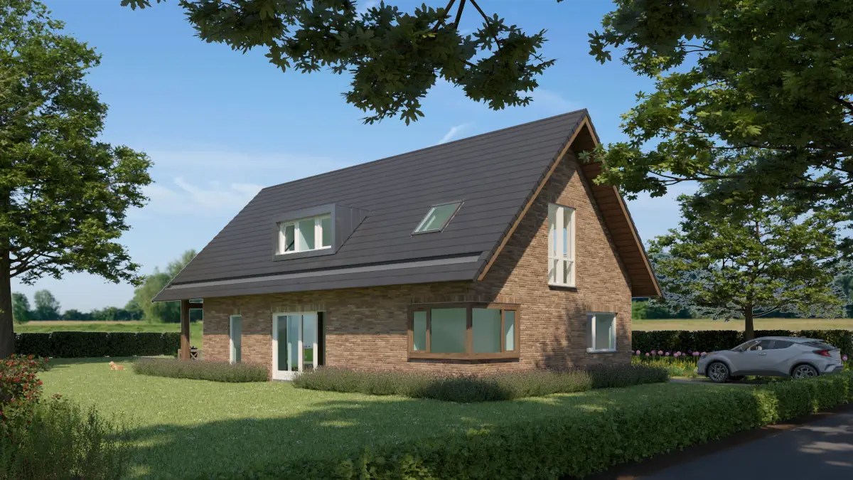 Platte grond van de ruime gezinswoning nabij Klapstraat 180